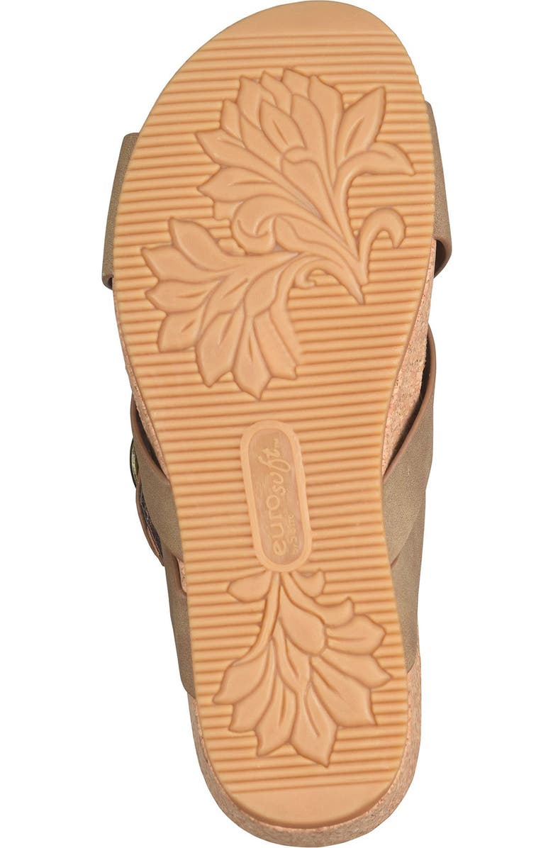 EUROSOFT Grainger Wedge Sandal, Alternate, color, Stone