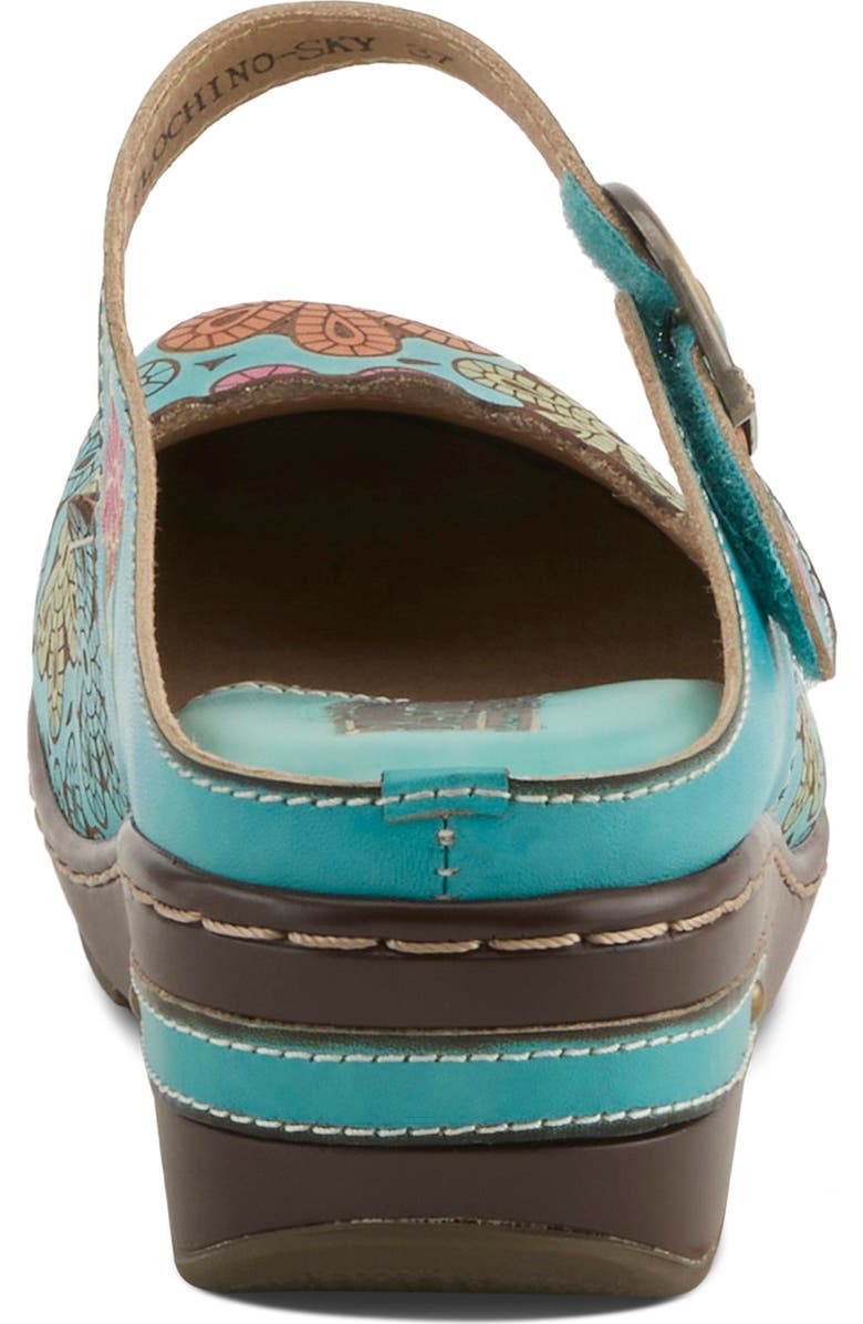 L'Artiste by Spring Step Flochino Clog, Alternate, color, Turquoise Multi
