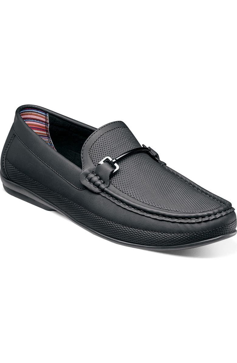 Stacy Adams Colton Bit Loafer, Main, color, Black