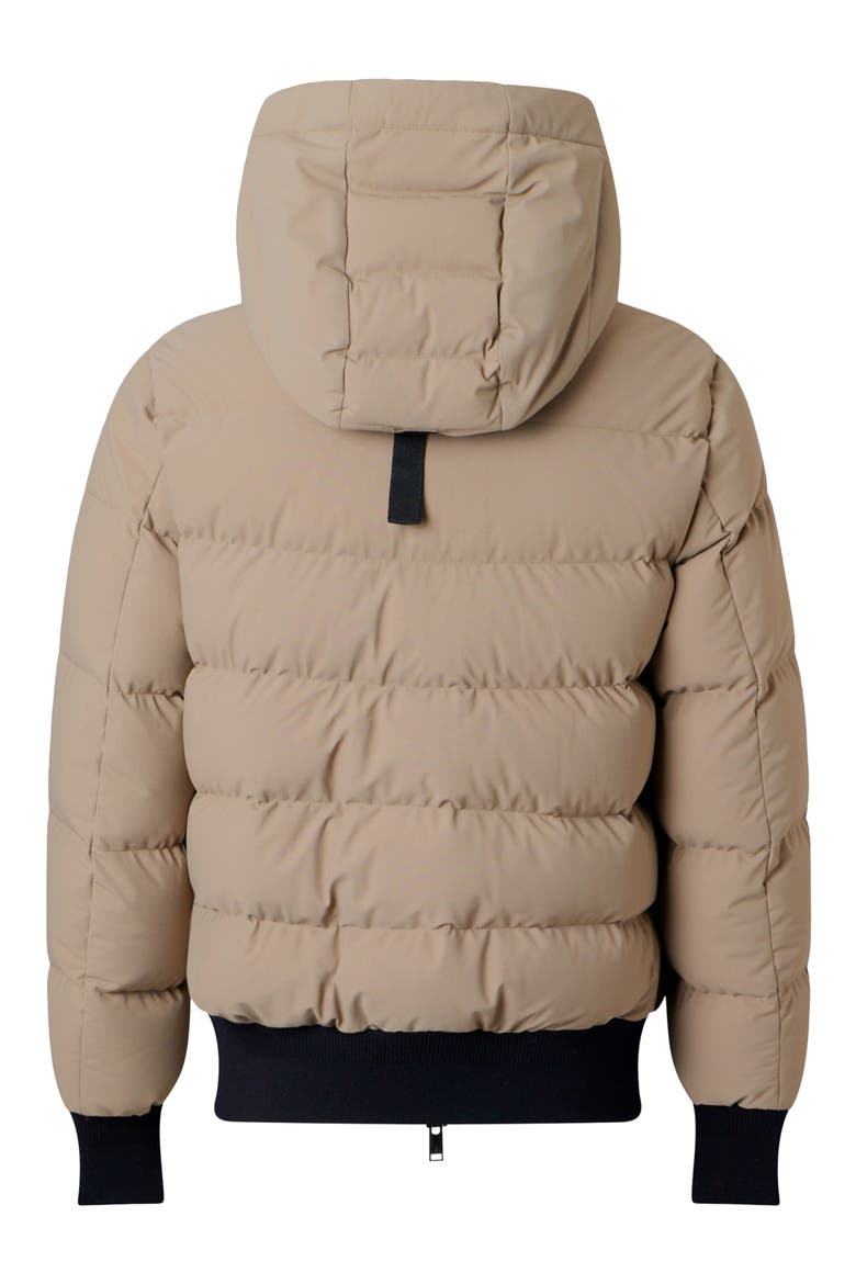 Soho Water Repellent Down Bomber Jacket, Alternate, color, ASHEN