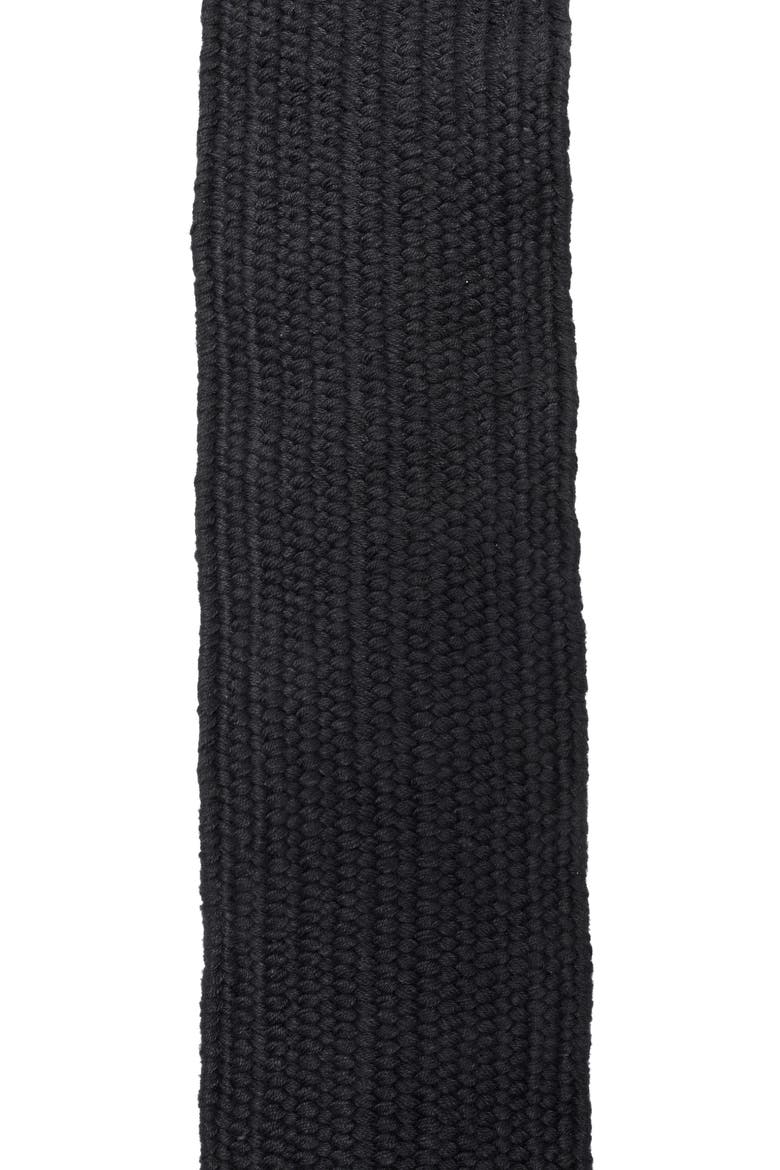 Woven Stretch Belt, Alternate, color, BLACK