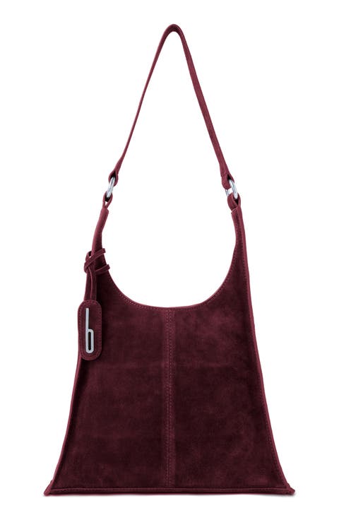 Winnie Soft Suede Shoulder Bag