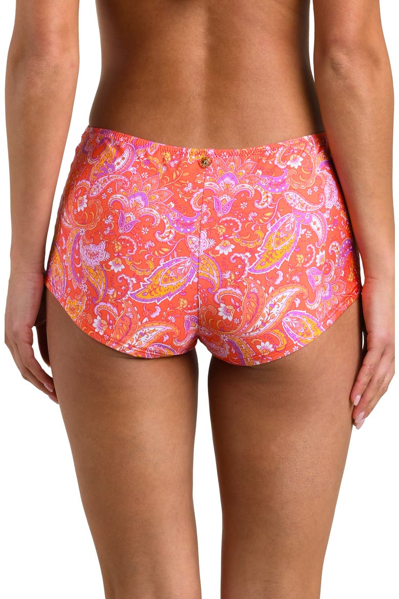 Paisley Daze Swim Shorts, Alternate, color, ORANGE MULTI