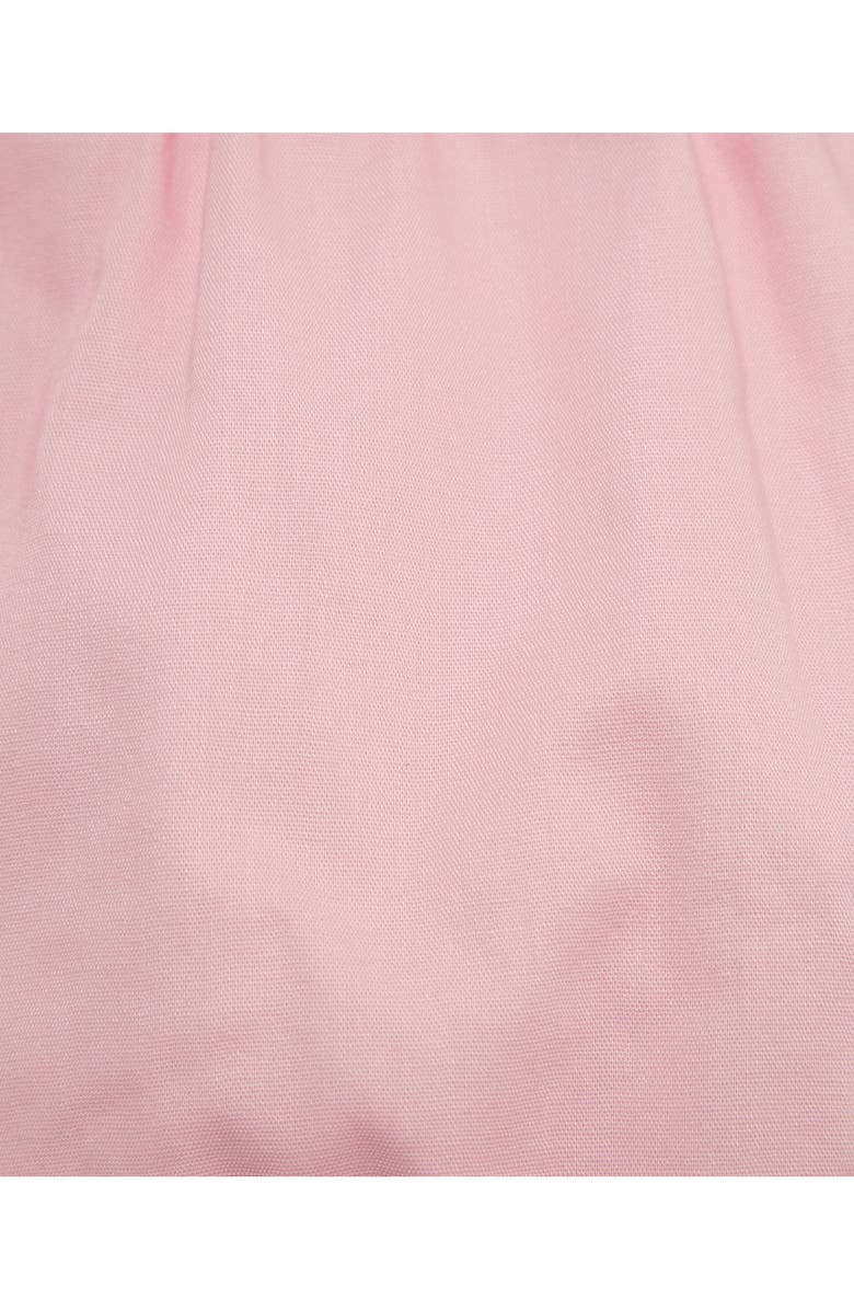 Little Me Cotton Eyelet Dress, Bloomers & Headband Set, Alternate, color, White/ Pink