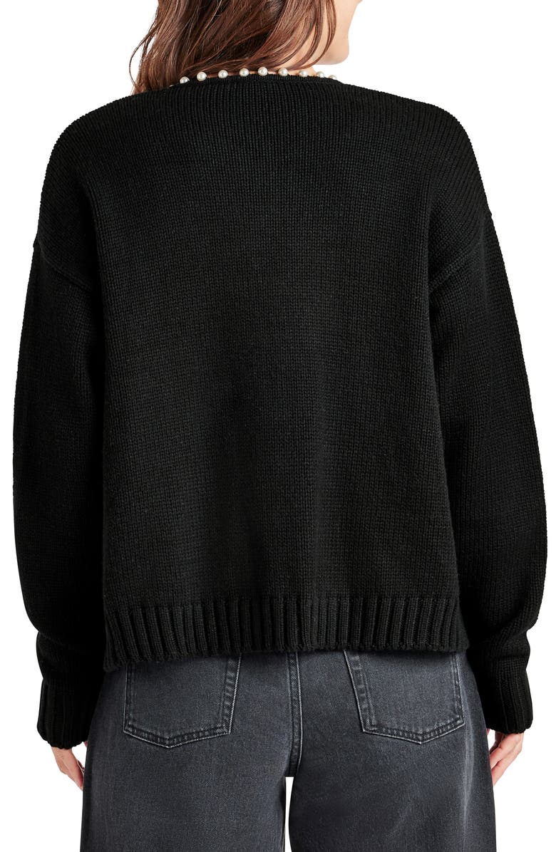 Splendid Emmy Imitation Pearl Cardigan, Alternate, color, 