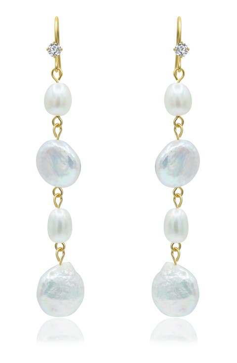 Paseo Freshwater Pearl Drop Earrings