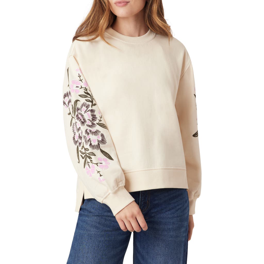 Scotch & Soda Logo Detail Cotton Sweatshirt In Brown