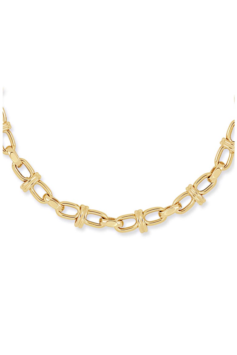 Men's 14K Gold Wrapped Link Chain Bracelet, Alternate, color, 14K YELLOW GOLD