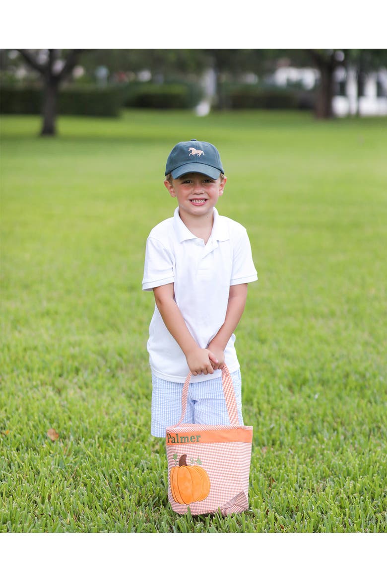 Horse Twill Baseball Hat, Alternate, color, Hunter Green