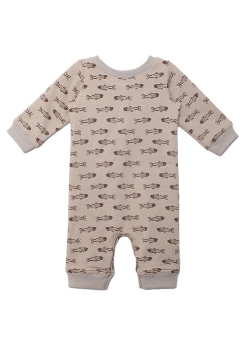 Beckett And Bear Isaiah Romper In Brown