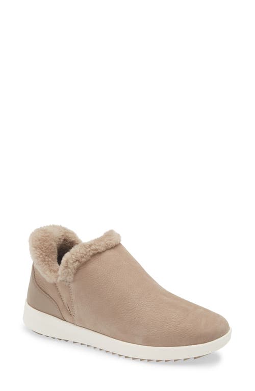 OluKai Kamau Waterproof Genuine Shearling Sneaker in Taupe Grey /Taupe Grey 