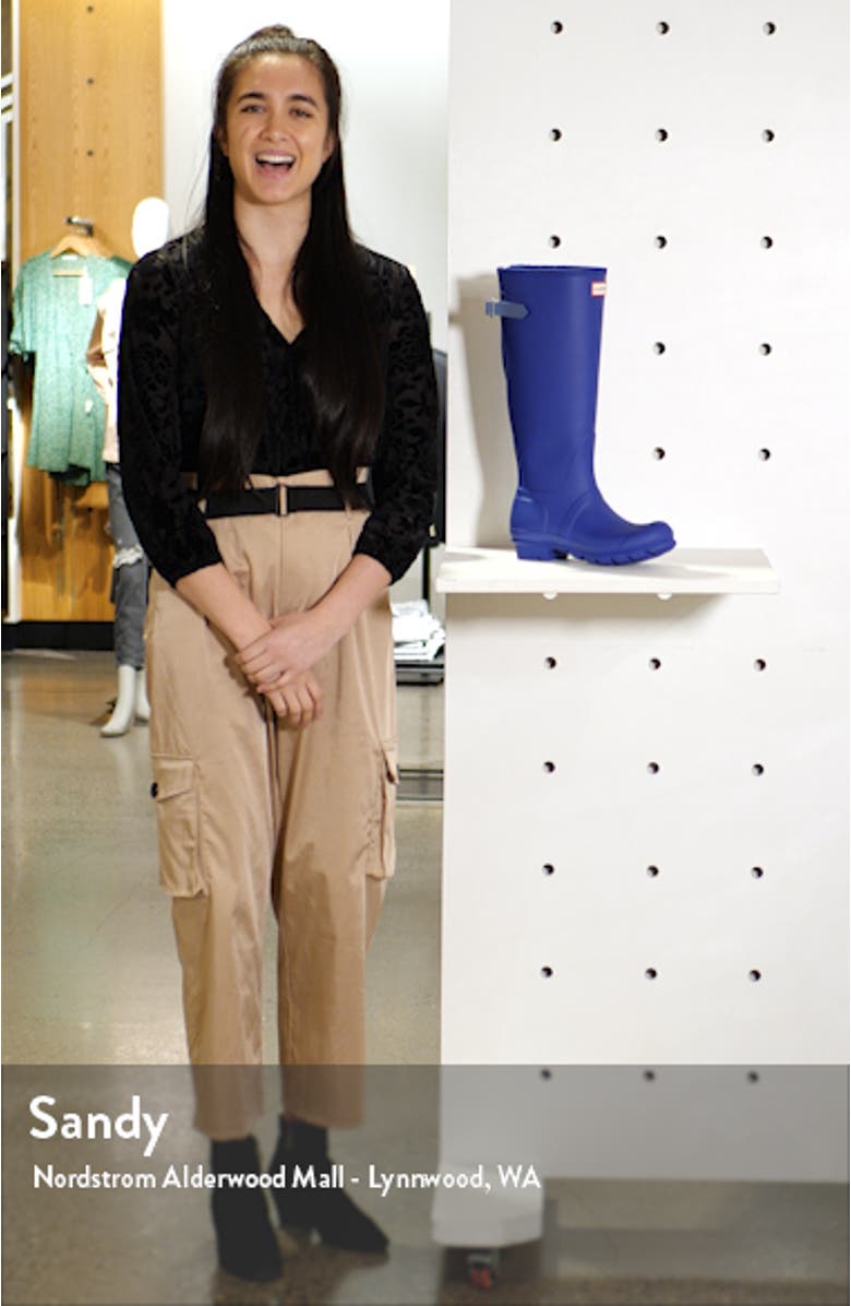 Original Tall Adjustable Back Waterproof Rain Boot, sales video thumbnail