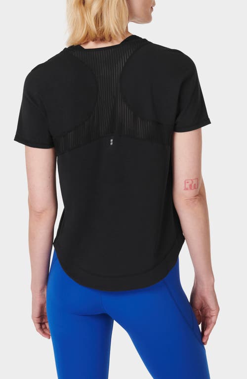 Sweaty Betty Breathe Easy Run T-shirt In Black