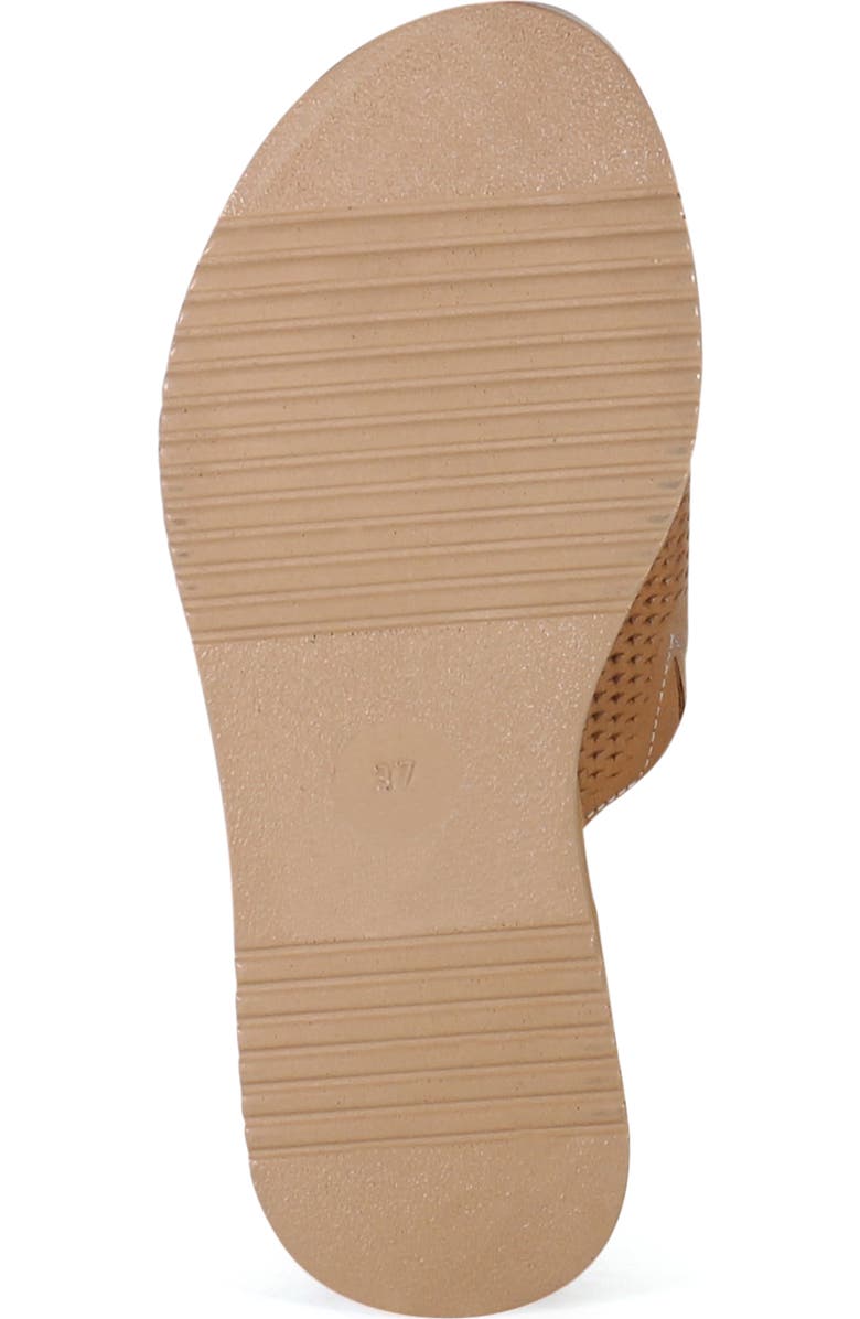 Diba True PA CIFIC Leather Platform Slip-On Sandal, Alternate, color, Coconut