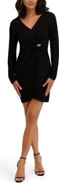 Siena Textured Knit Long Sleeve Body-Con Dress