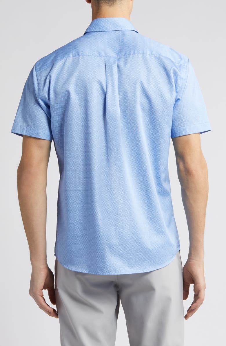 Peter Millar Grove Short Sleeve Button-Up Shirt, Alternate, color, 