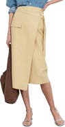 & Other Stories Belted Asymmetric Midi Skirt