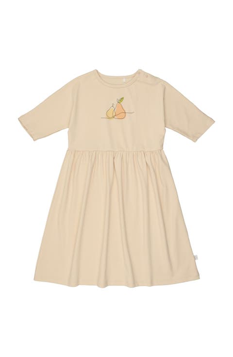 Pear Graphic 3/4 Sleeve Dress