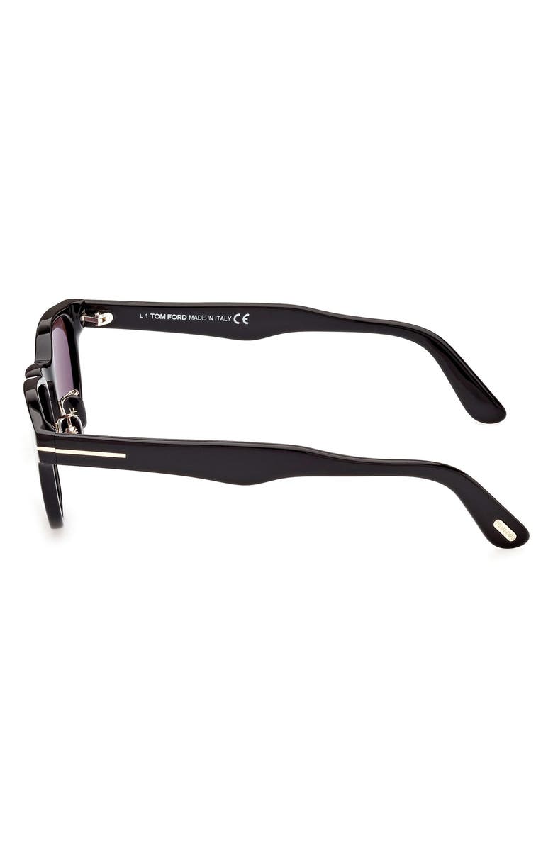 TOM FORD 47mm Round Sunglasses, Alternate, color, 