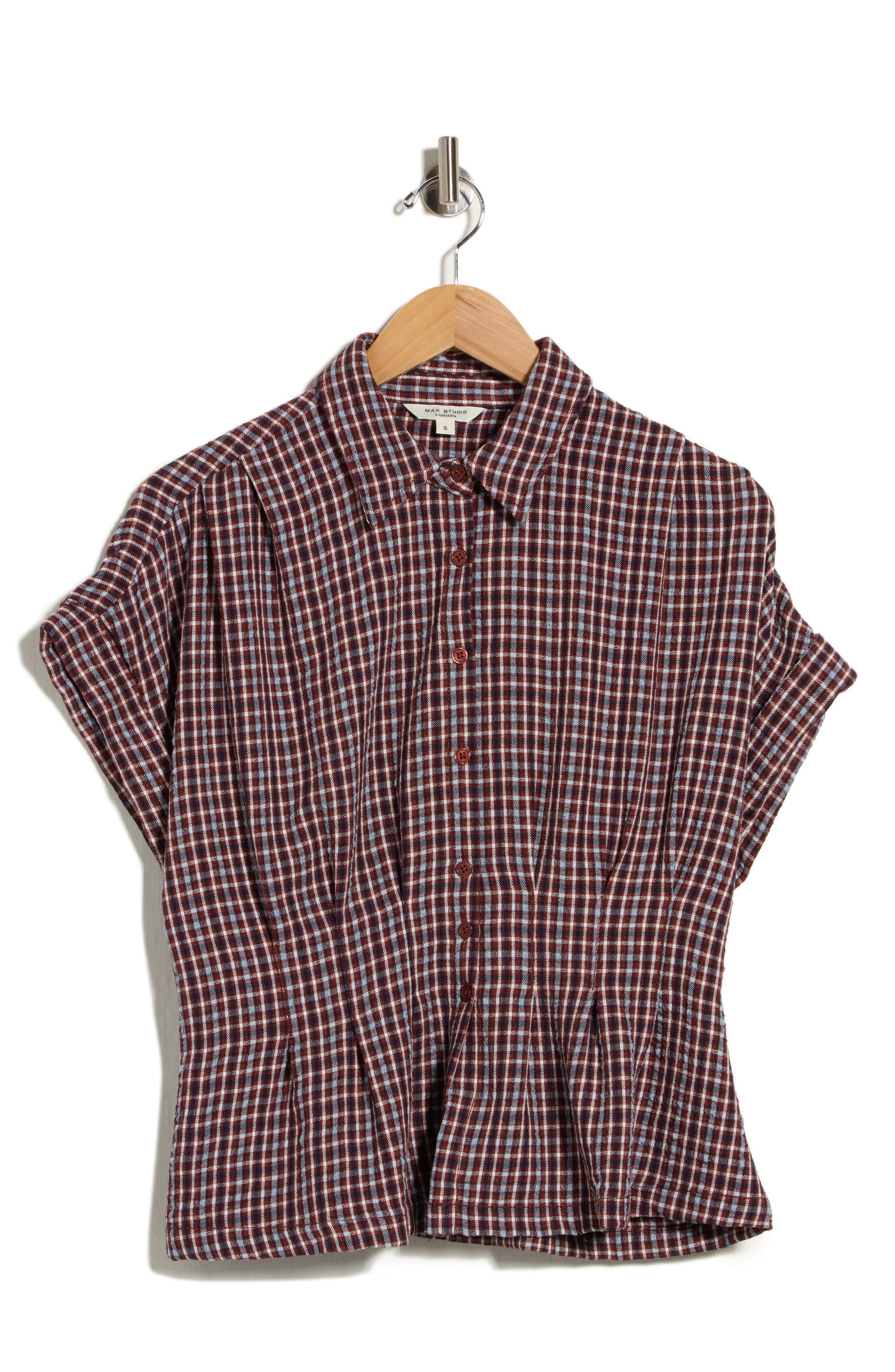 selected RUST/ NAVY PLAID