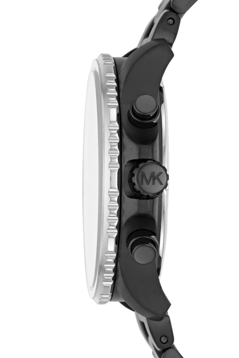 Theroux Bracelet Watch, 42mm, Alternate, color, BLACK