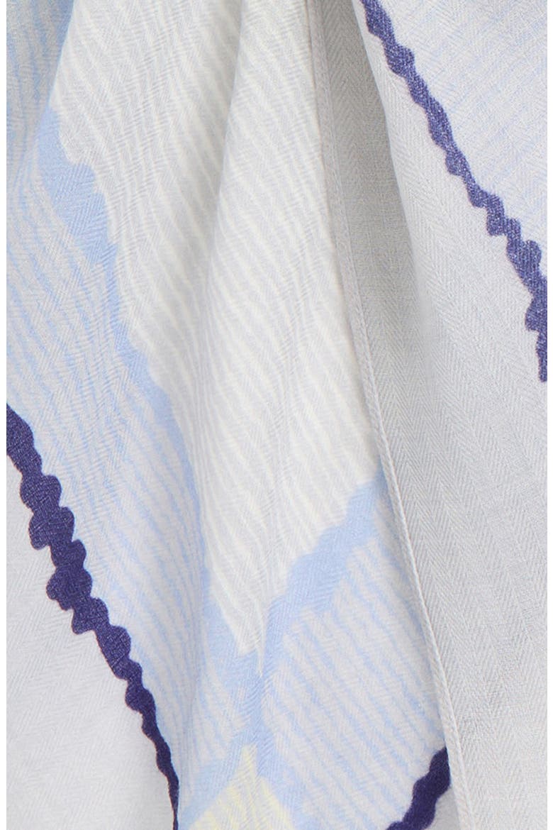 Astra Scribble Wool Scarf, Alternate, color, BLUE MULTI