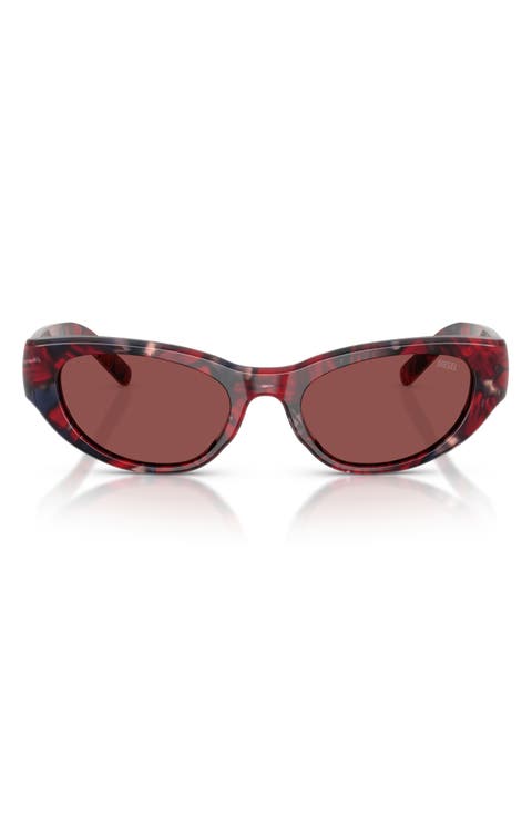 52mm Cat Eye Sunglasses