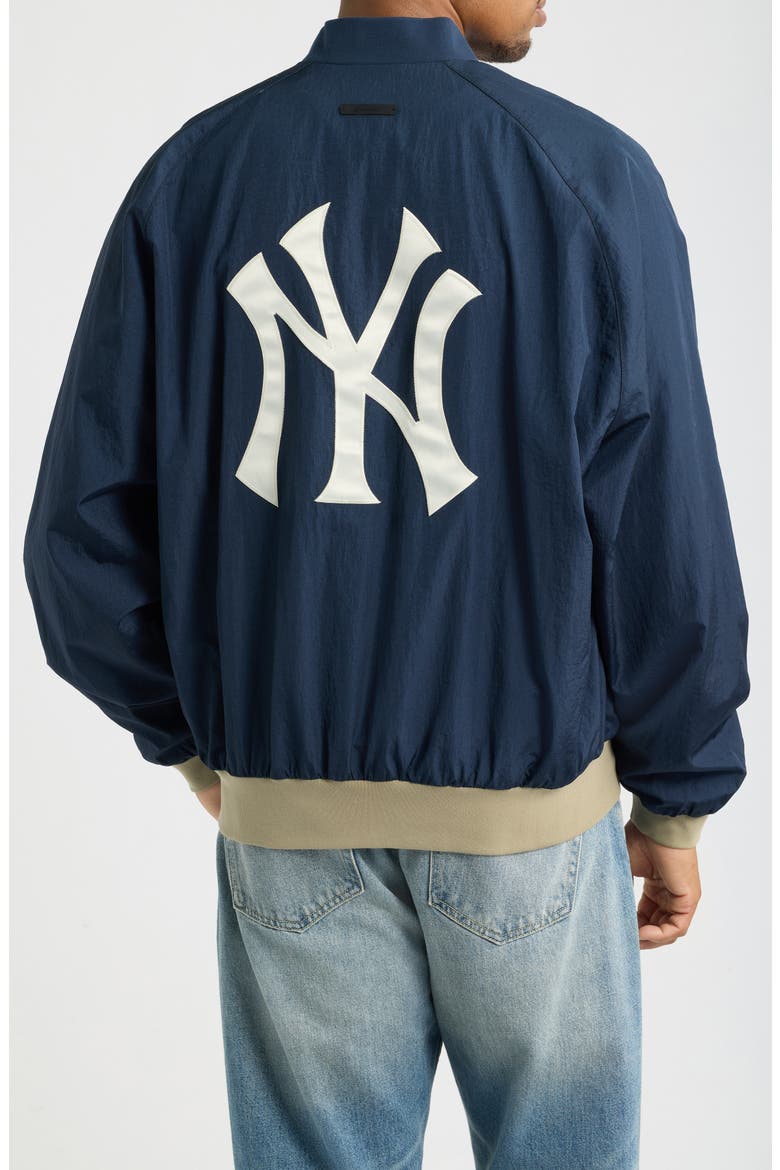 Yankees Half Zip Pullover, Alternate, color, DARK SAPPHIRE/ OVERLAND RIB