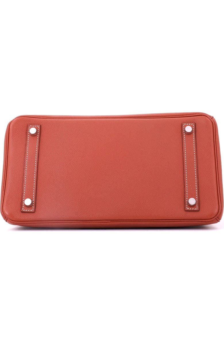 Pre-Owned Hermes Birkin Handbag Orange Epsom with Palladium Hardware 30, Alternate, color, Brique