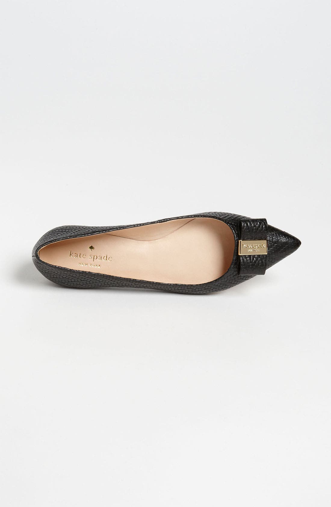 'gabriella' flat, Alternate, color, BLACK BASKET WEAVE