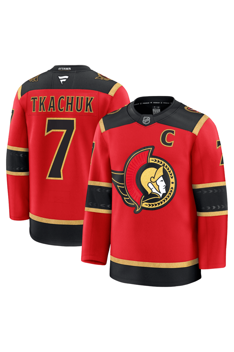 Men's Fanatics Brady Tkachuk Red Ottawa Senators Alternate Premium Jersey, Main, color, Red