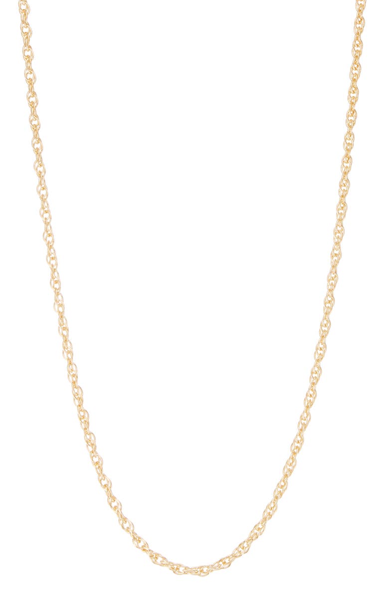 FUZION CREATIONS Men's Rope Chain Necklace, Main, color, Yellow