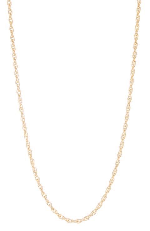 Men's Rope Chain Necklace