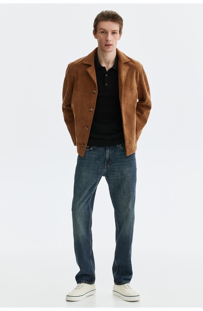 H&M Slim Fit Polo Shirt, Alternate, color, Black