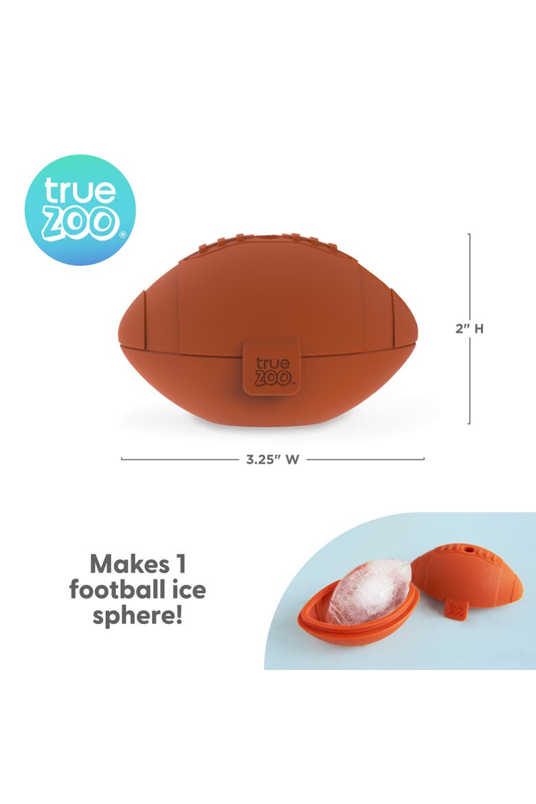 Football Silicone Ice Mold, Alternate, color, Brown