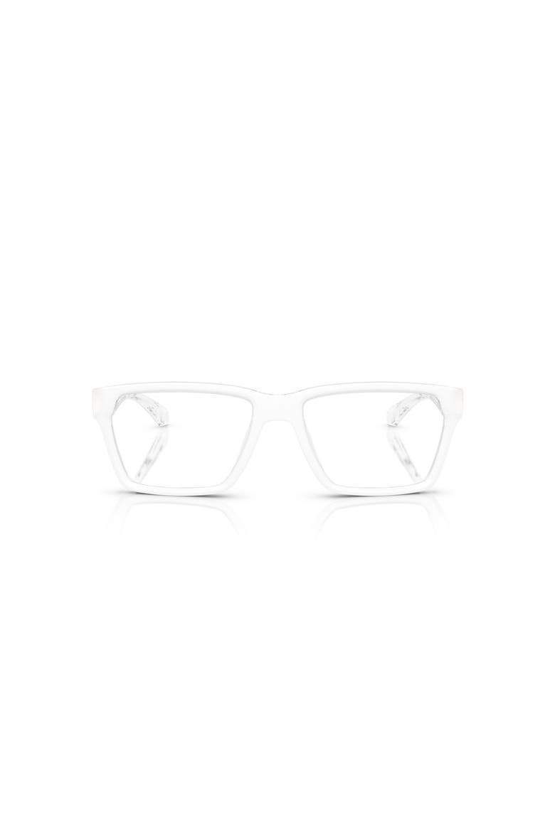 53mm Rectangle optical glasses, Alternate, color, Transparent