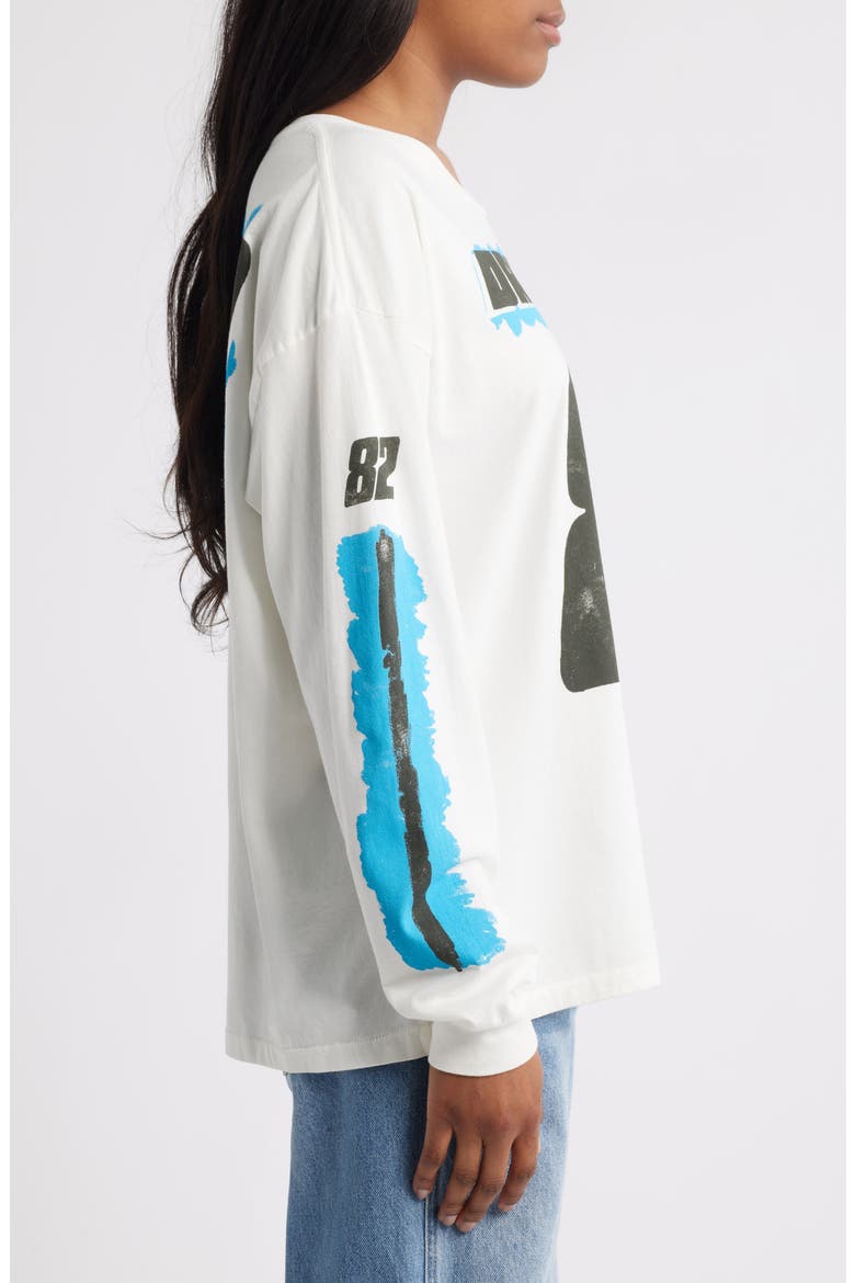 Dream Supply Co. Long Sleeve Cotton Graphic T-Shirt, Alternate, color, VINTAGE WHITE
