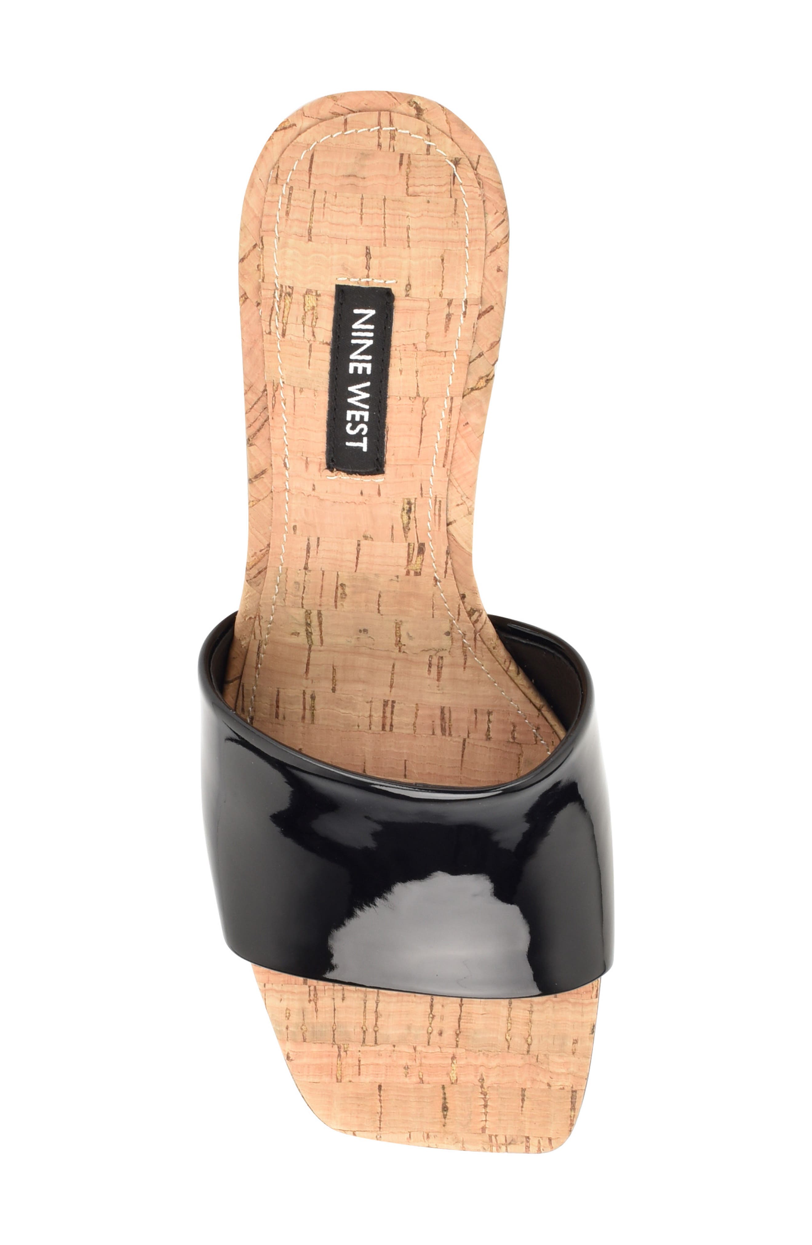 Nine West Kerina Wedge Slide Sandal, Alternate, color, 