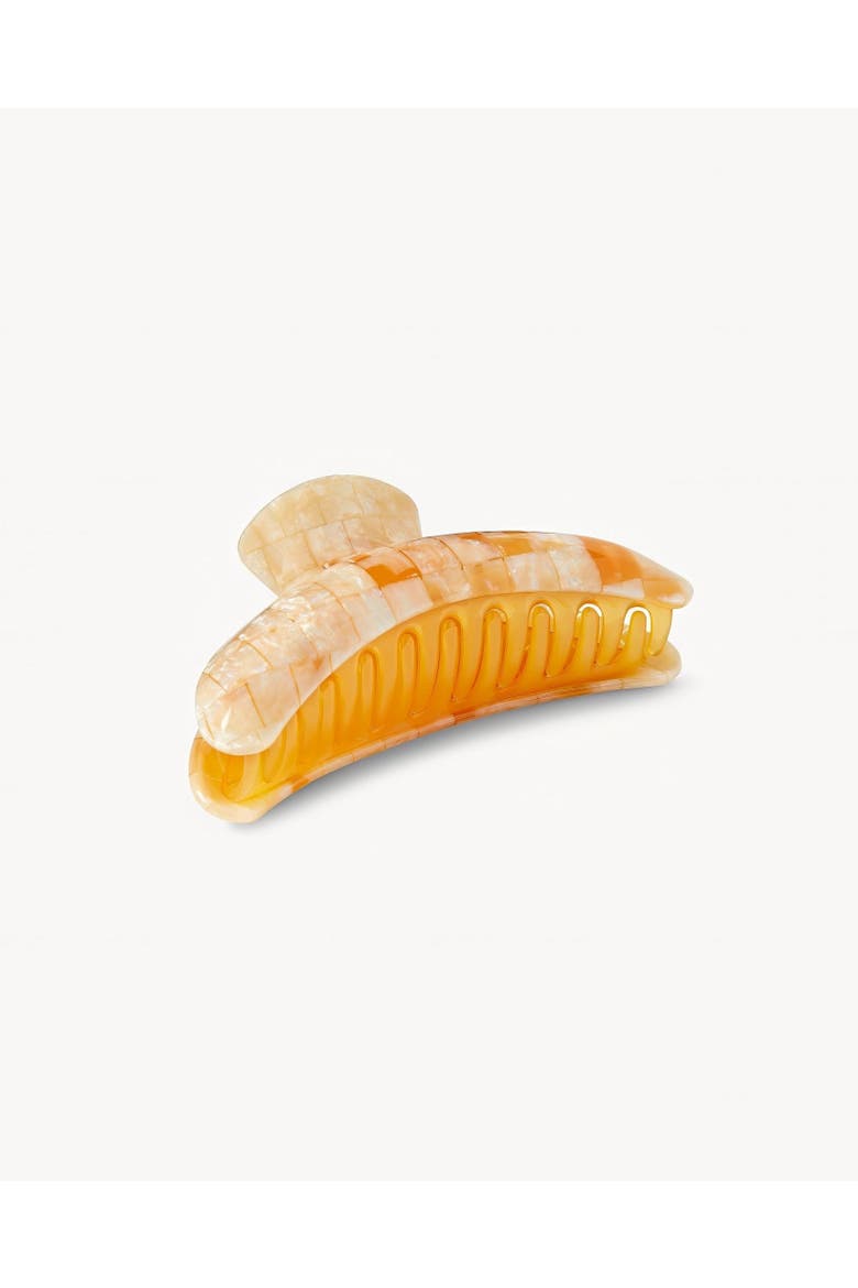 Jumbo Heirloom Claw, Alternate, color, Sea Shell Checker