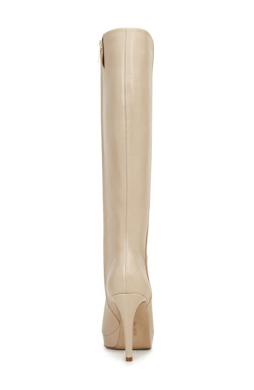 Vince Camuto Valeria Knee High Platform Boot In Neutral