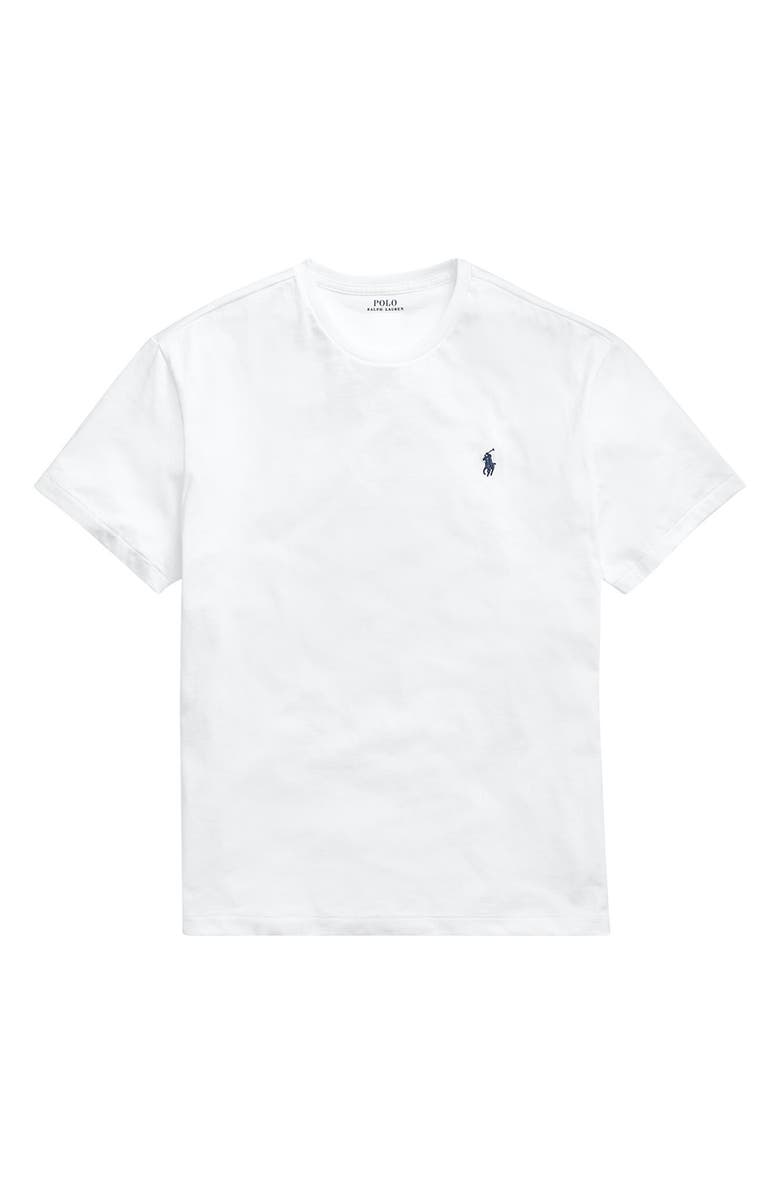 Polo Ralph Lauren Classic Fit Jersey Crewneck T-Shirt, Alternate, color, White