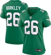 Nike Women's Nike Saquon Barkley  Kelly Green Philadelphia Eagles Alternate Game Jersey