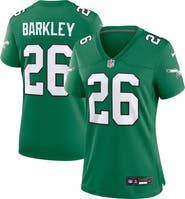 Nike Women's Nike Saquon Barkley  Kelly Green Philadelphia Eagles Alternate Game Jersey