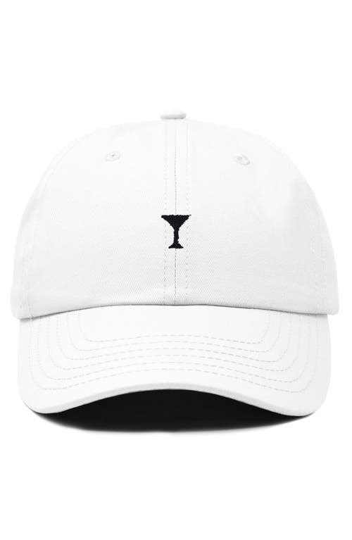 Dalix Lil Martini Dad Cap In White