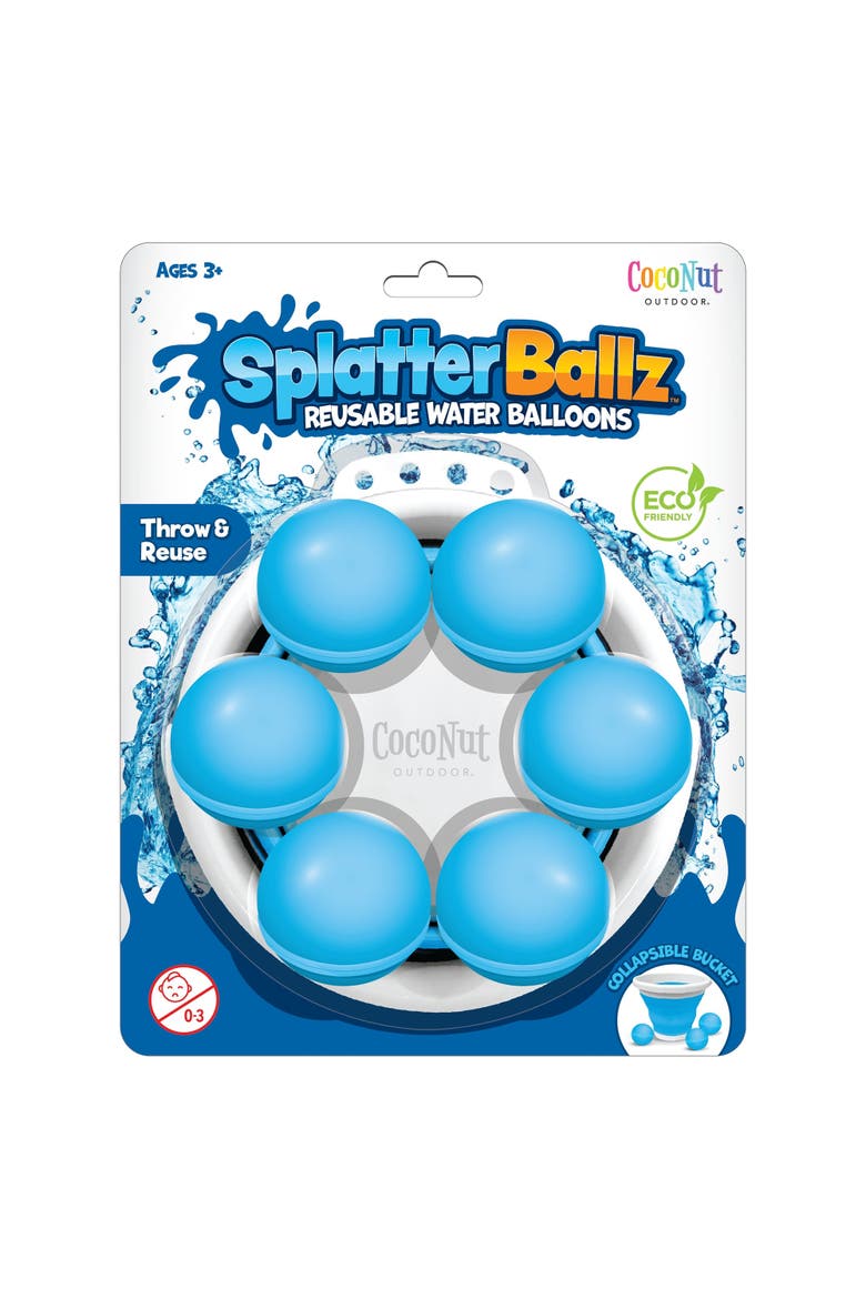 Reusable Watter Ballon Battle Kit, Blue, Main, color, Multicolored