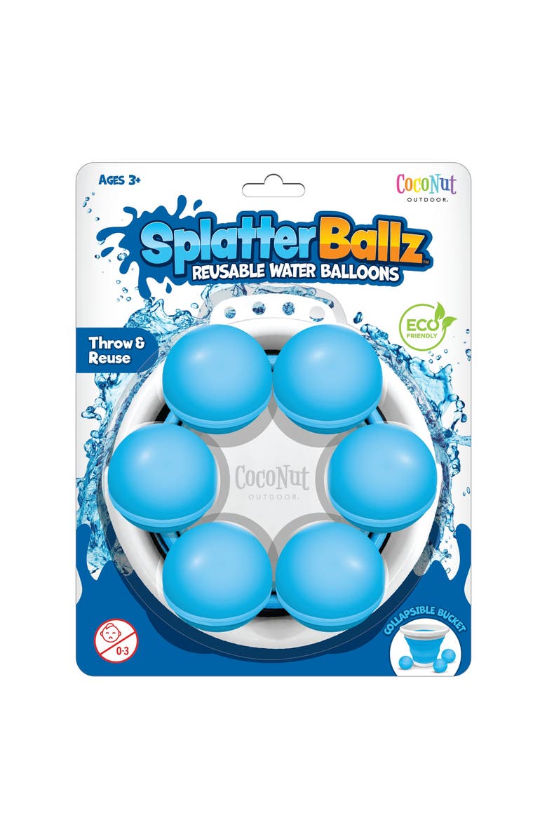 SplatterBallz XXSplatterBallz Reusable Watter Ballon Battle Kit, Blue, Main, color, Multicolored