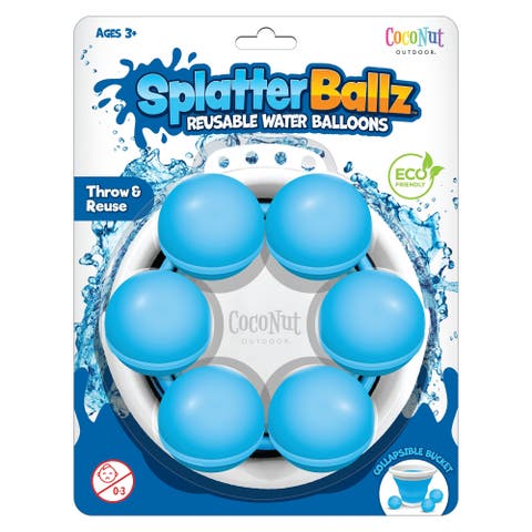XXSplatterBallz Reusable Watter Ballon Battle Kit, Blue