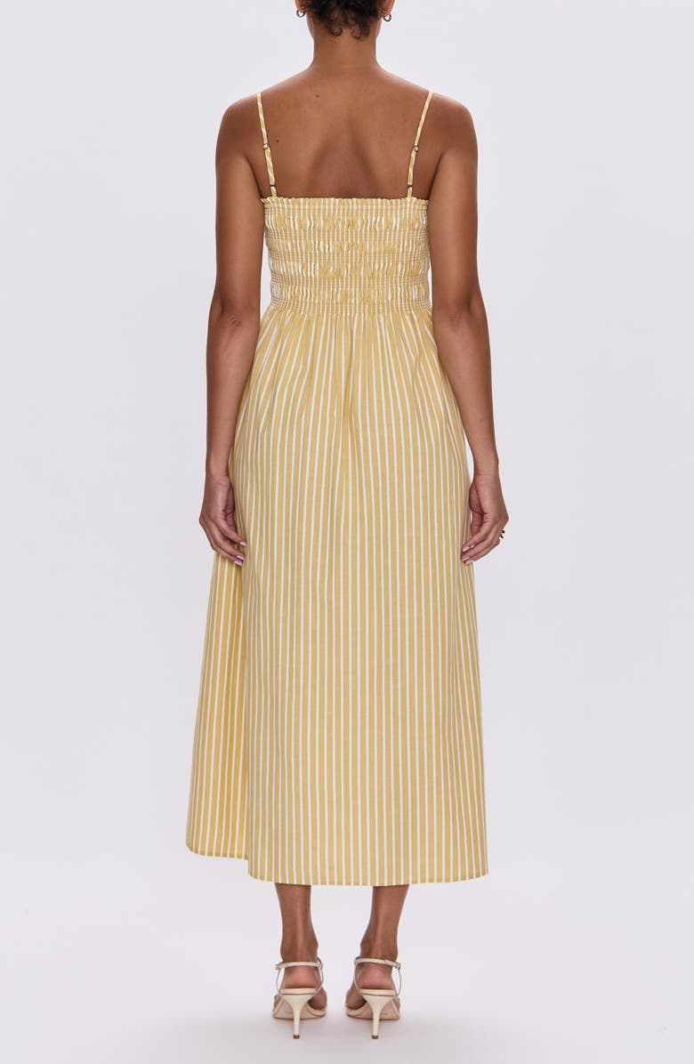 Pistola Bianca Maxi Sundress, Alternate, color, Beach Sand Stripe