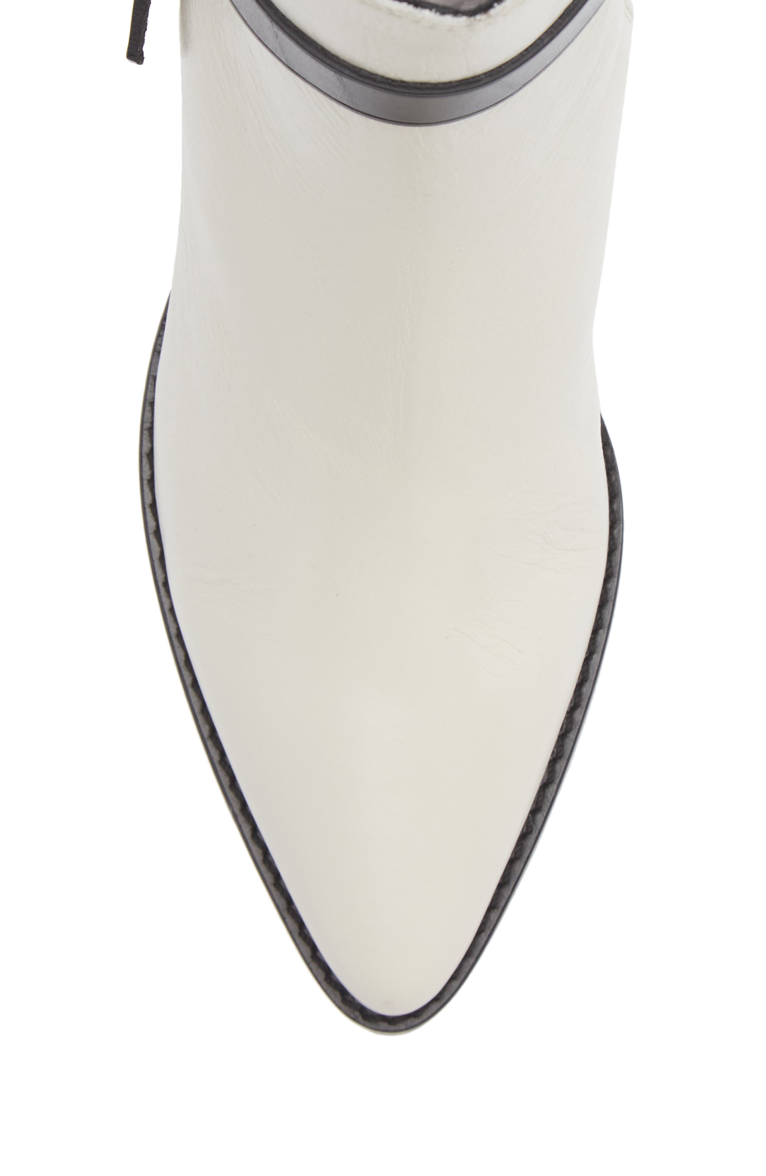 Tyler Cecilia Leather Bootie, Alternate, color, ICE