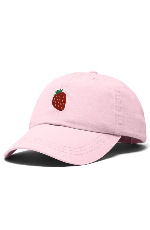 Dalix Strawberry Hat In Washed Pink